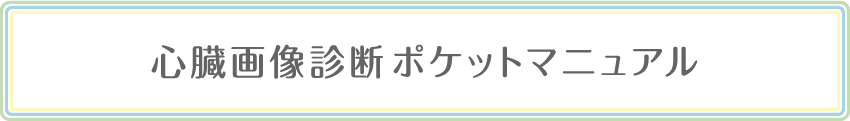 心臓画像解析ポケットマニュアル