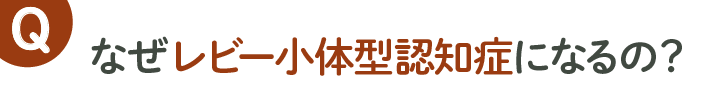 なぜレビー小体型認知症になるの？